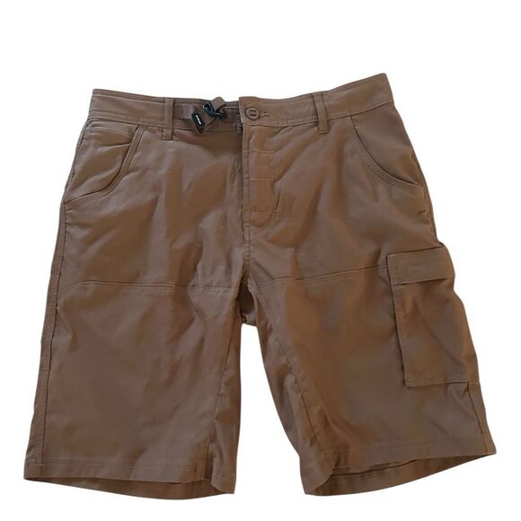 PrAna Stretch Zion Shorts II Color: Sepia 10 inch length, Size 31, NWT - Picture 3 of 12